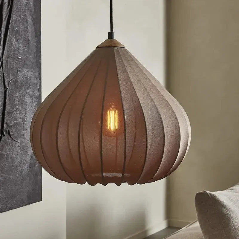 Japanese Wabi Sabi Fabric Textile Pendant