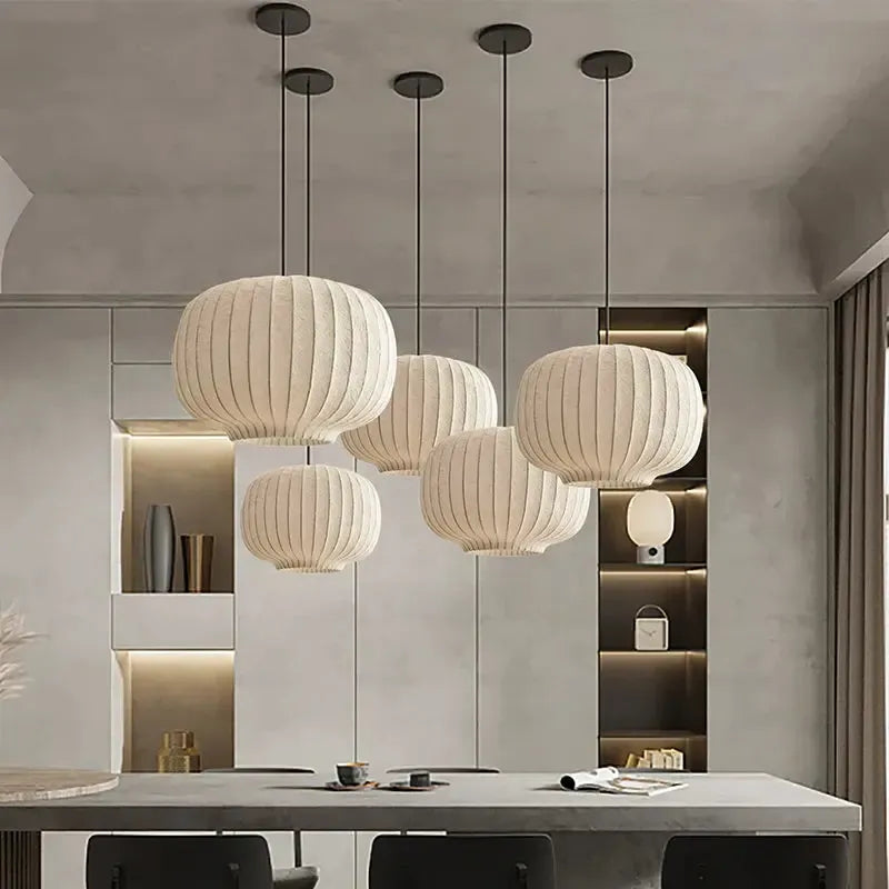Japanese Wabi Sabi Globe Ceiling Light