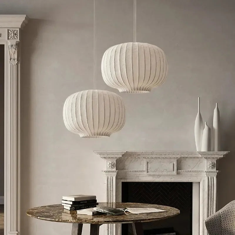 Japanese Wabi Sabi Globe Ceiling Light