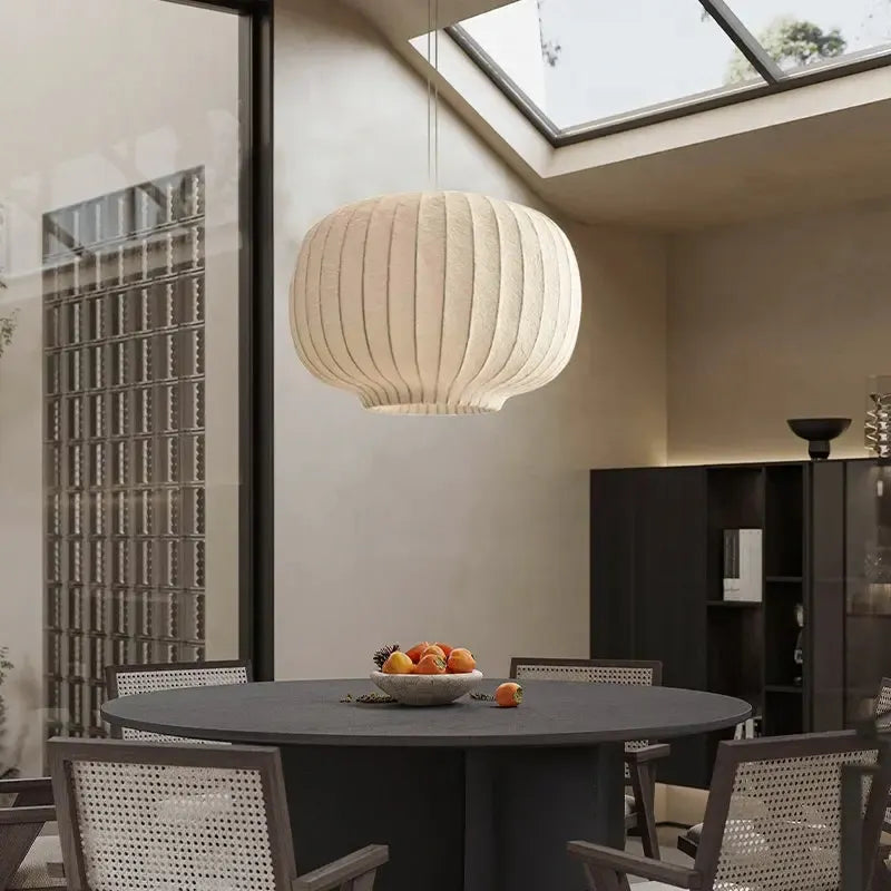 Japanese Wabi Sabi Globe Ceiling Light