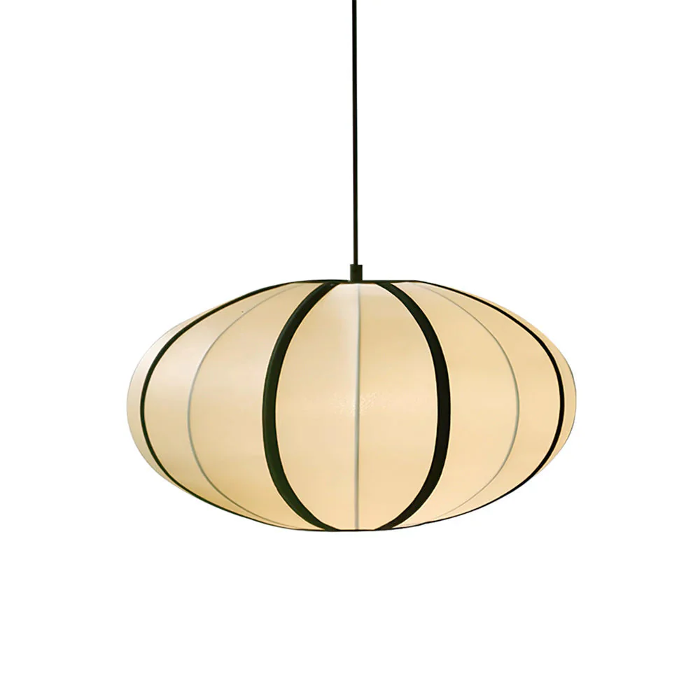 Japanese Wabi Sabi Outlined Fabric Pendant