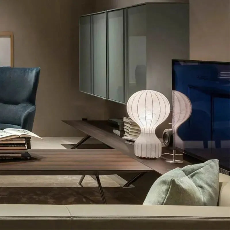 Japanese Wabi Sabi Silk Table Lamp