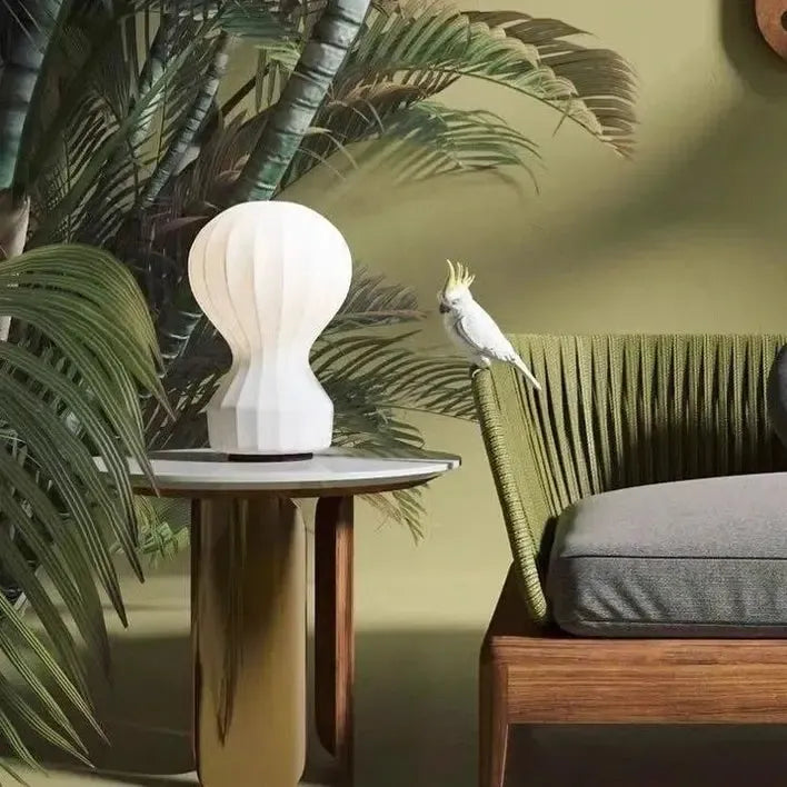 Japanese Wabi Sabi Silk Table Lamp