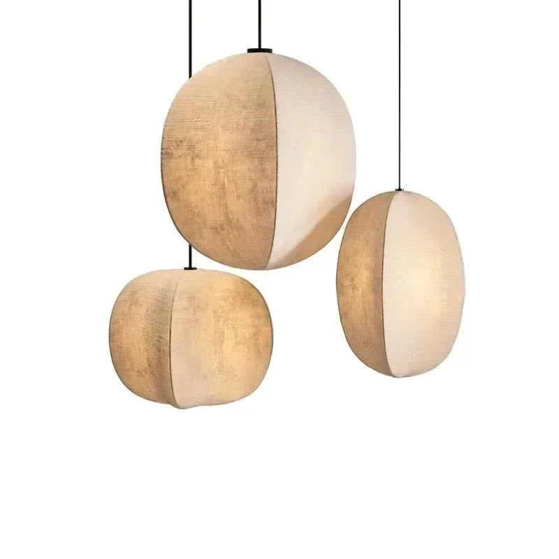 Japanese Wabi Sabi Spherical Chandelier