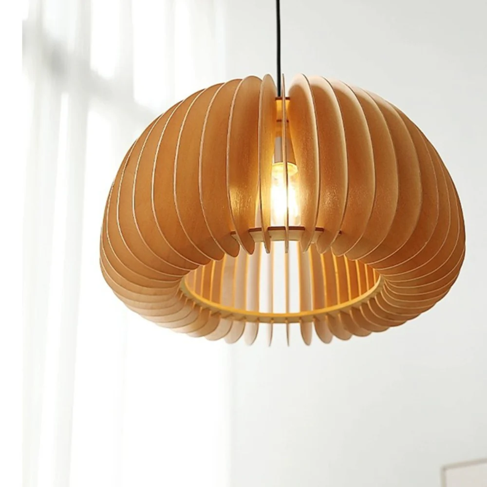 Japanese Bamboo Pendant Light