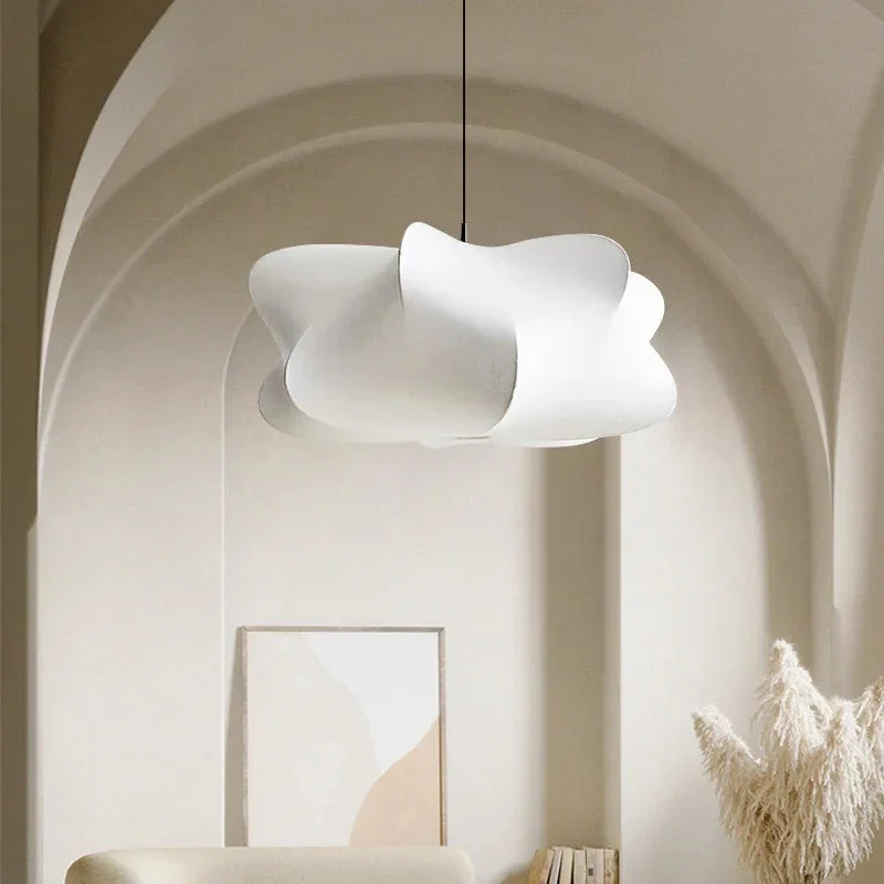Japanese Silk Wabi Sabi Chandelier