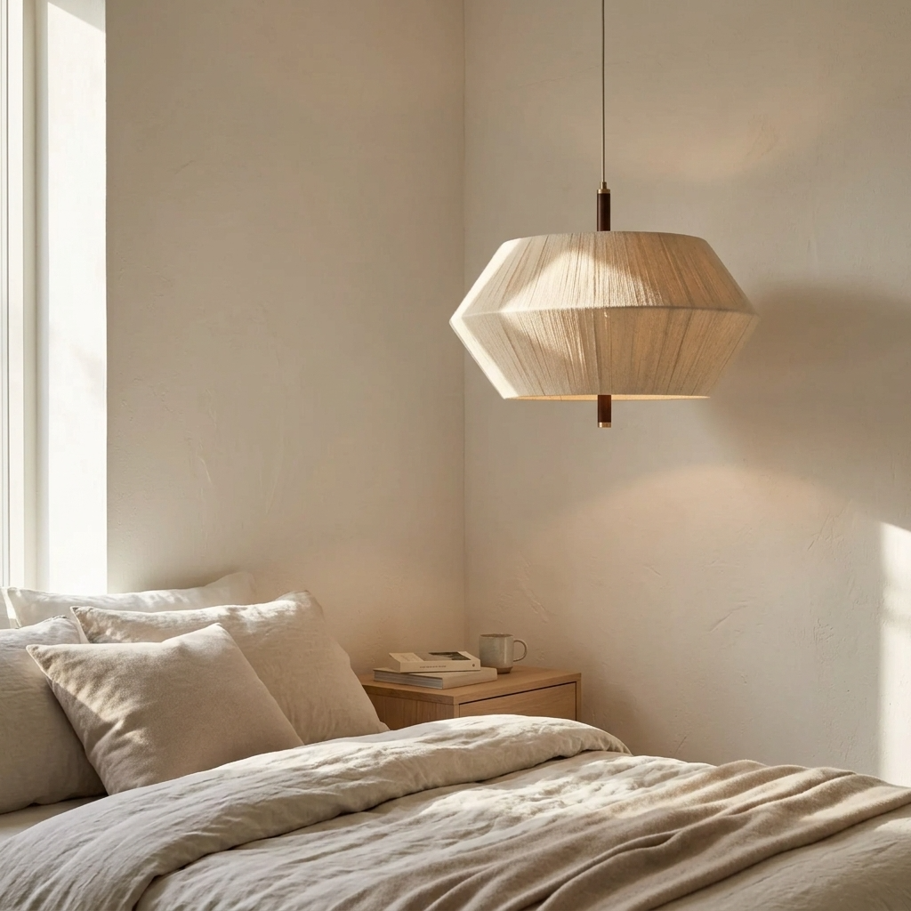 Japanese Wabi Sabi Thread Pendant Light