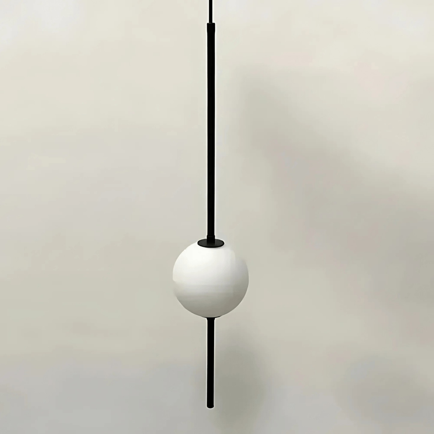 Linear Rod Globe Pendant Light