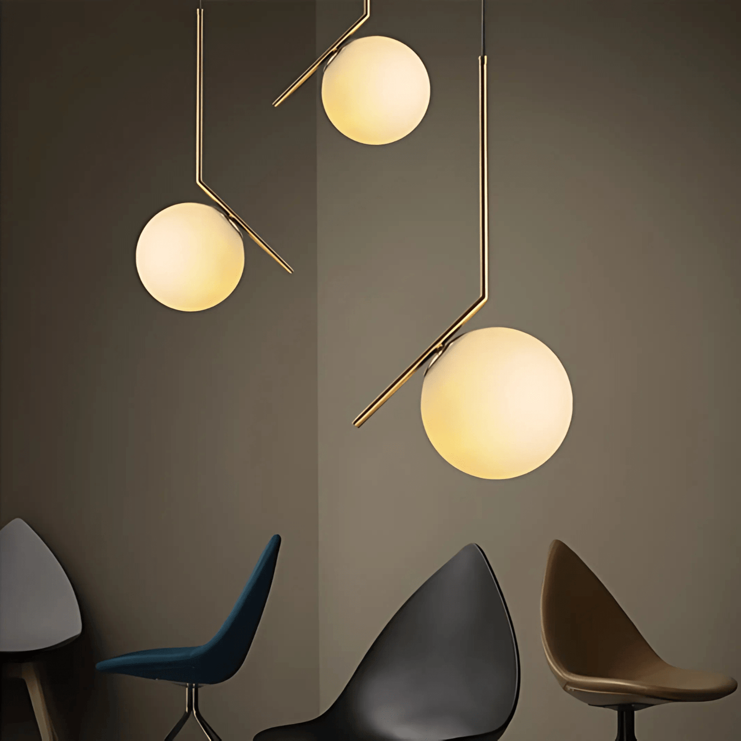 Artistic Glass Pendant Light