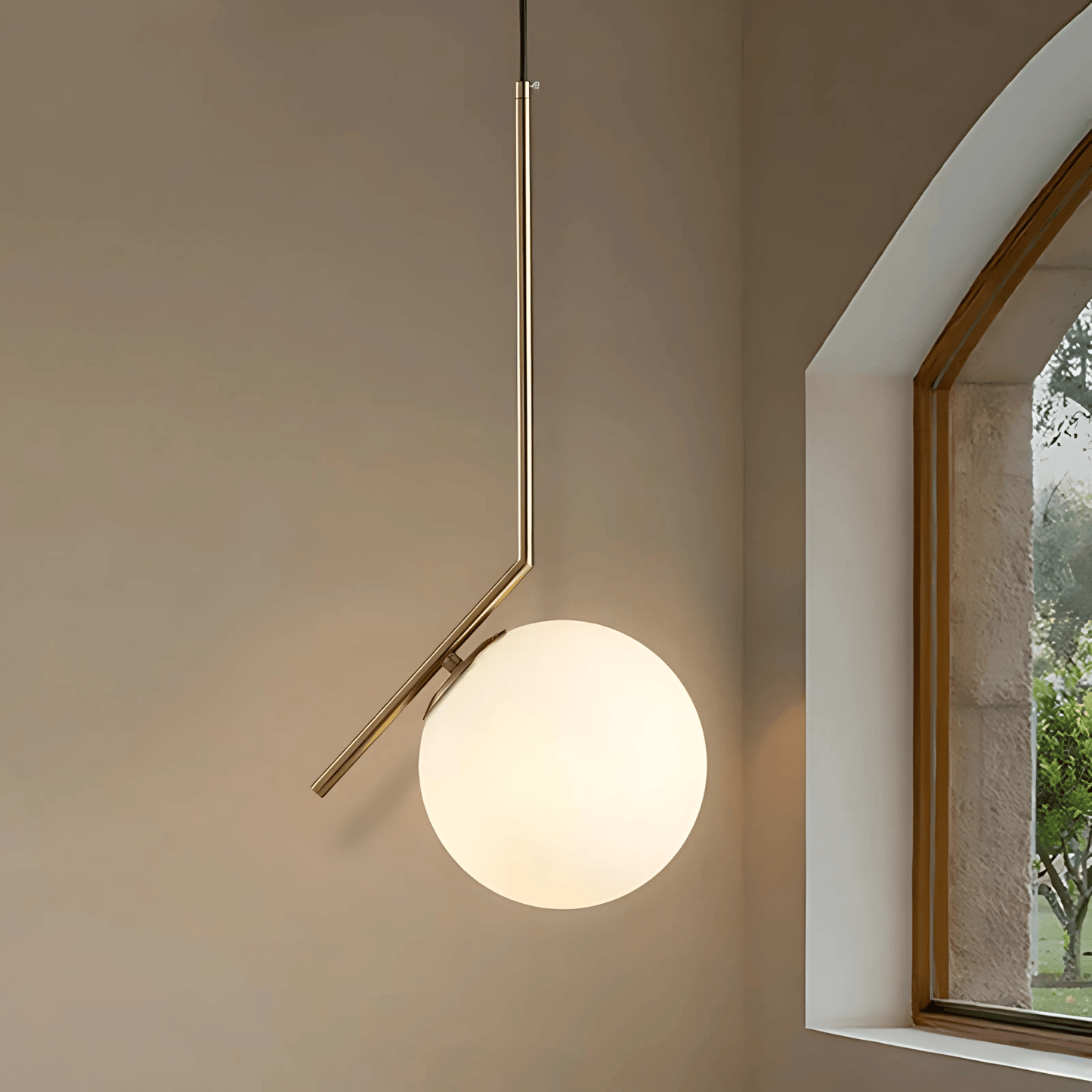 Artistic Glass Pendant Light