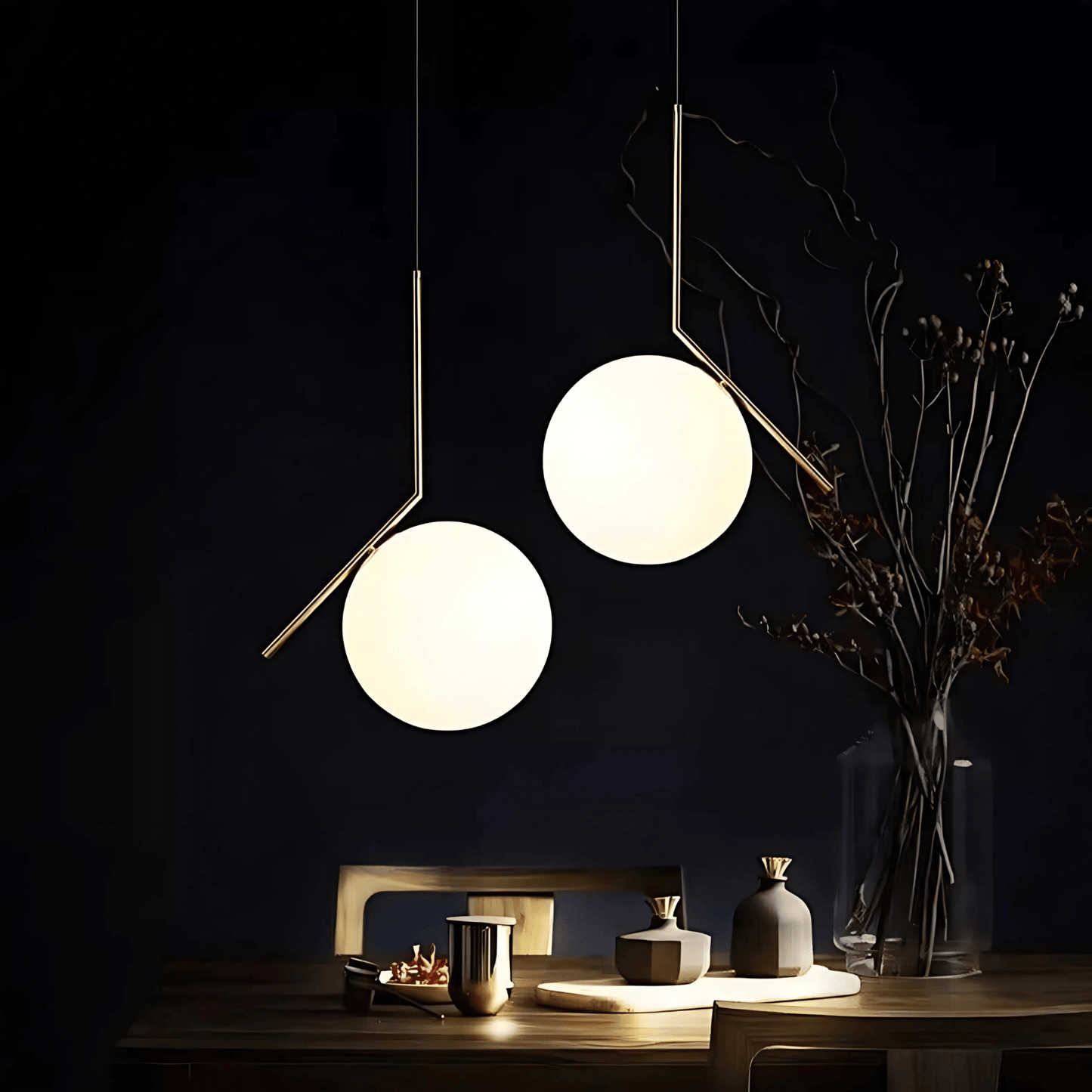 Artistic Glass Pendant Light