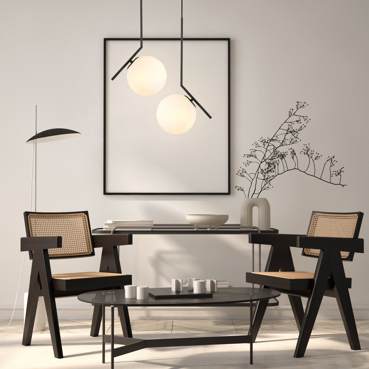 Artistic Glass Pendant Light