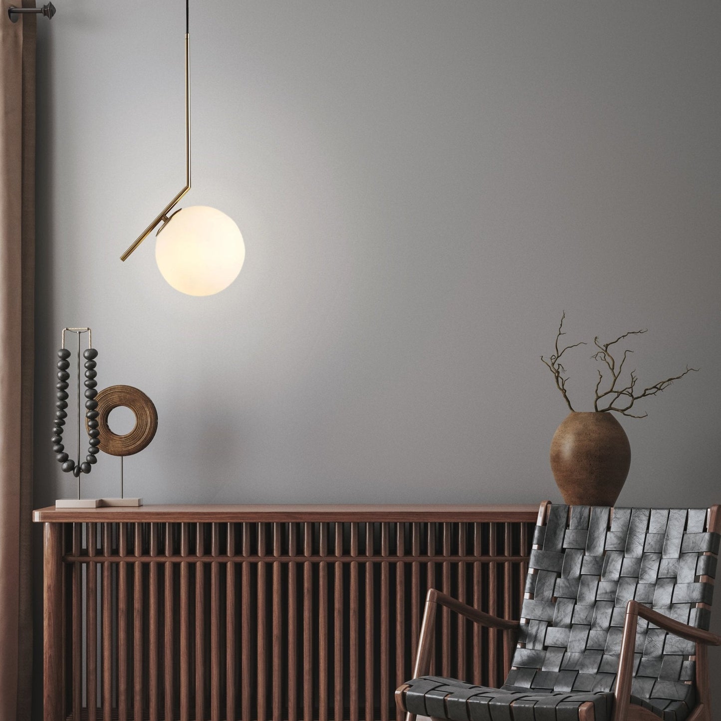Artistic Glass Pendant Light