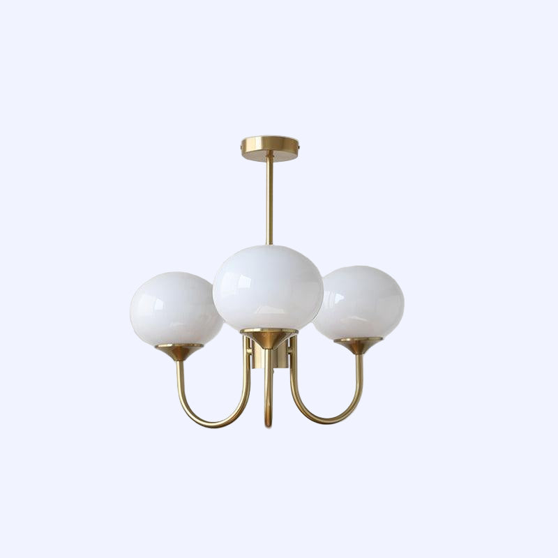 Marshmallow Glass Chandelier