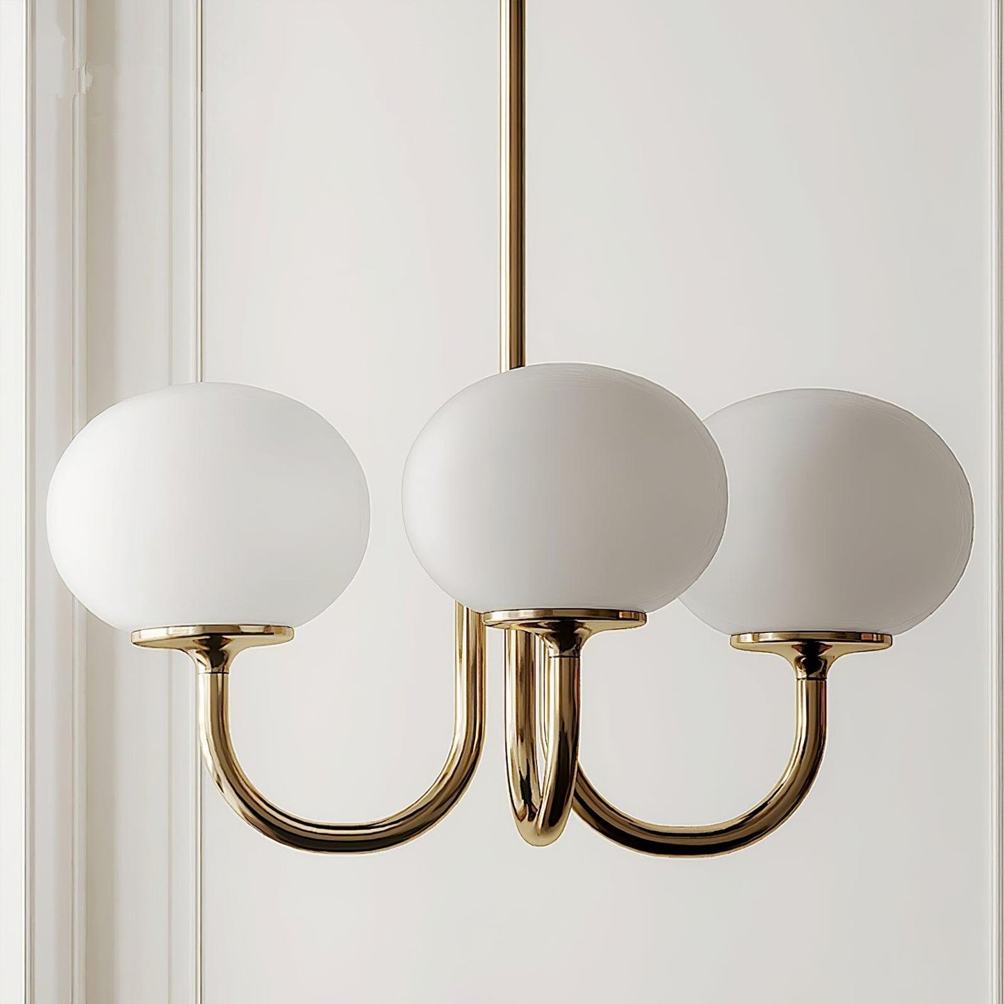 Marshmallow Glass Chandelier