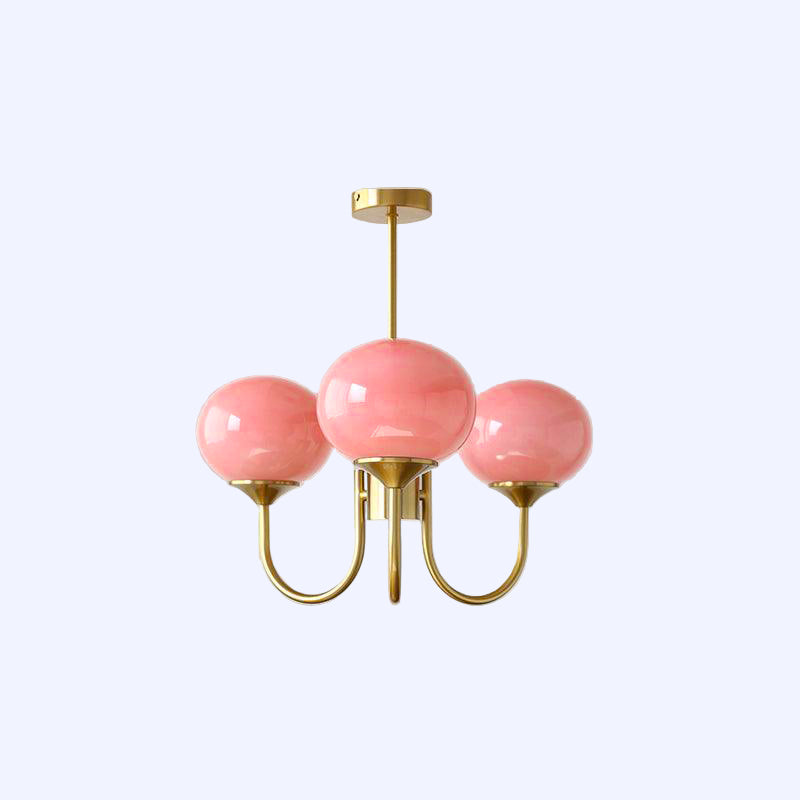 Marshmallow Glass Chandelier
