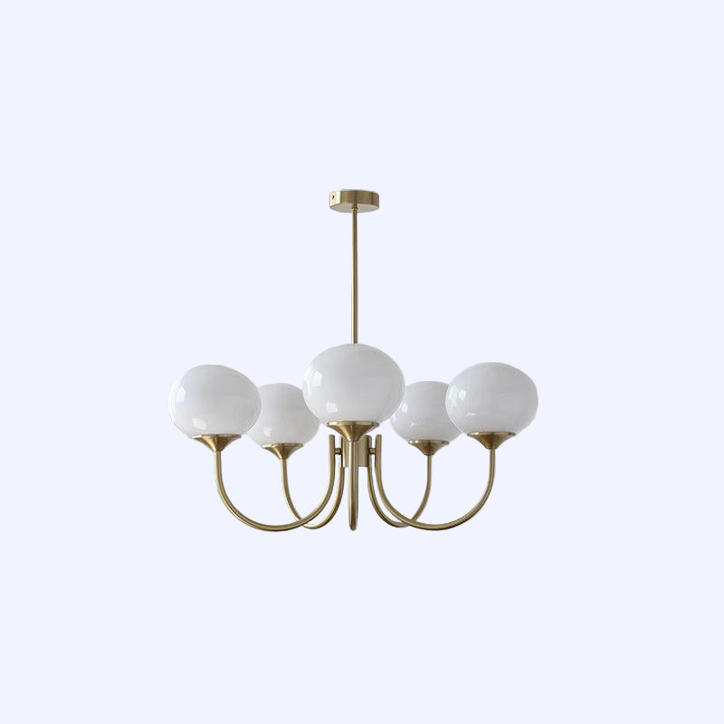 Marshmallow Glass Chandelier