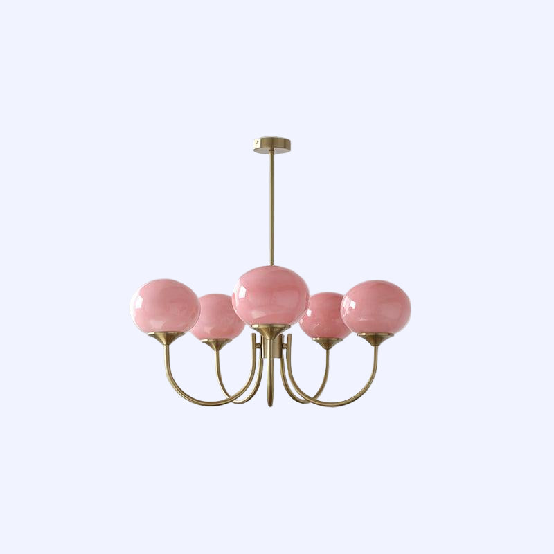 Marshmallow Glass Chandelier