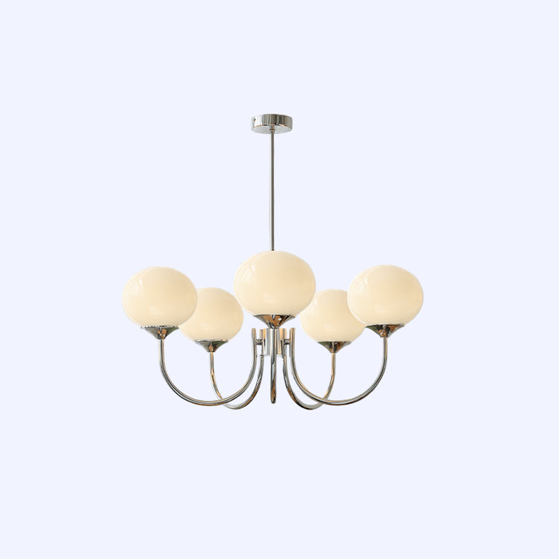 Marshmallow Glass Chandelier
