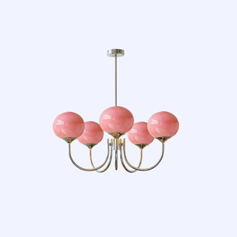 Marshmallow Glass Chandelier