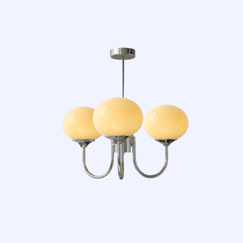 Marshmallow Glass Chandelier