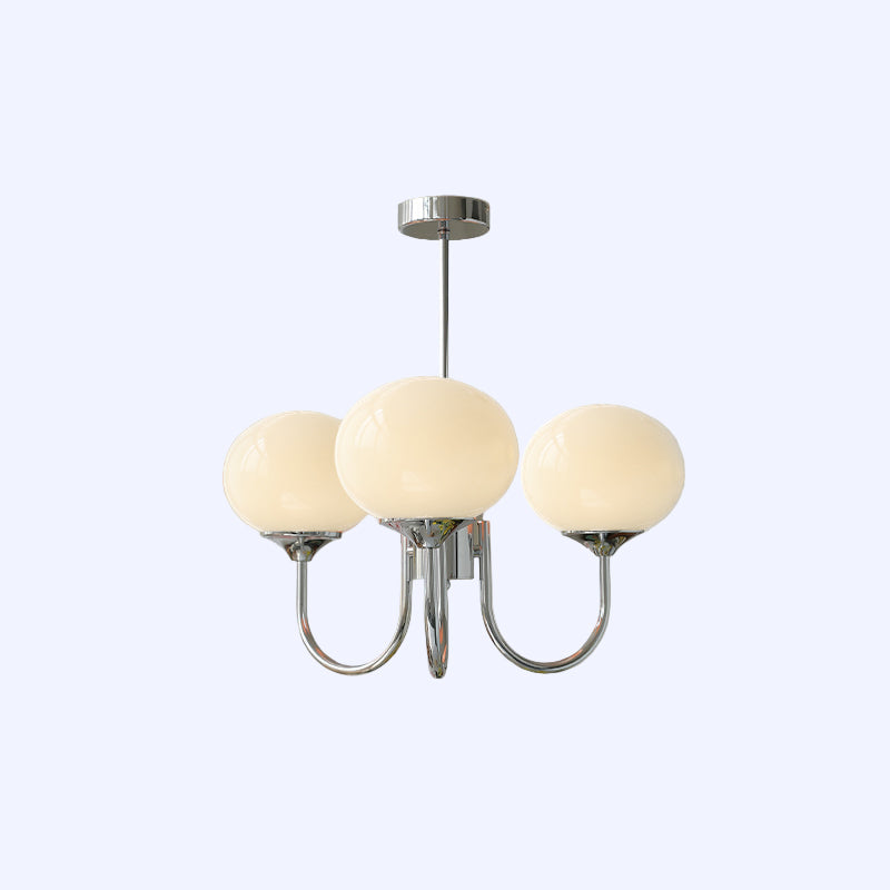 Marshmallow Glass Chandelier