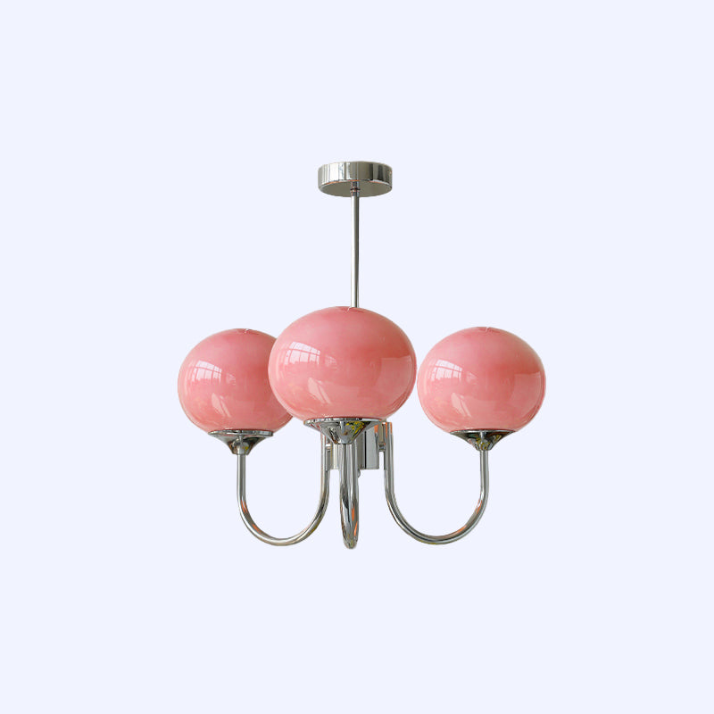 Marshmallow Glass Chandelier