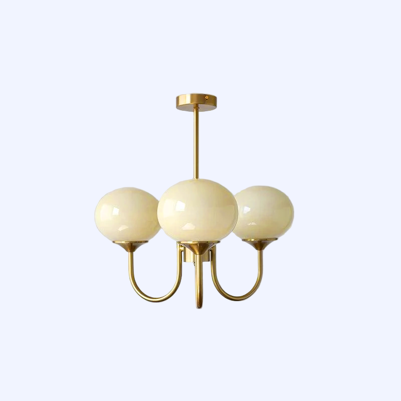 Marshmallow Glass Chandelier