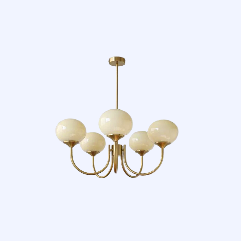 Marshmallow Glass Chandelier