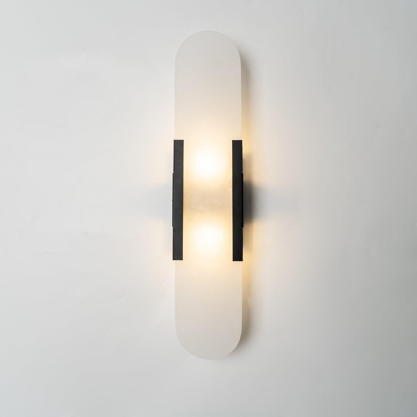 Elongated Alabaster Wall Lamp