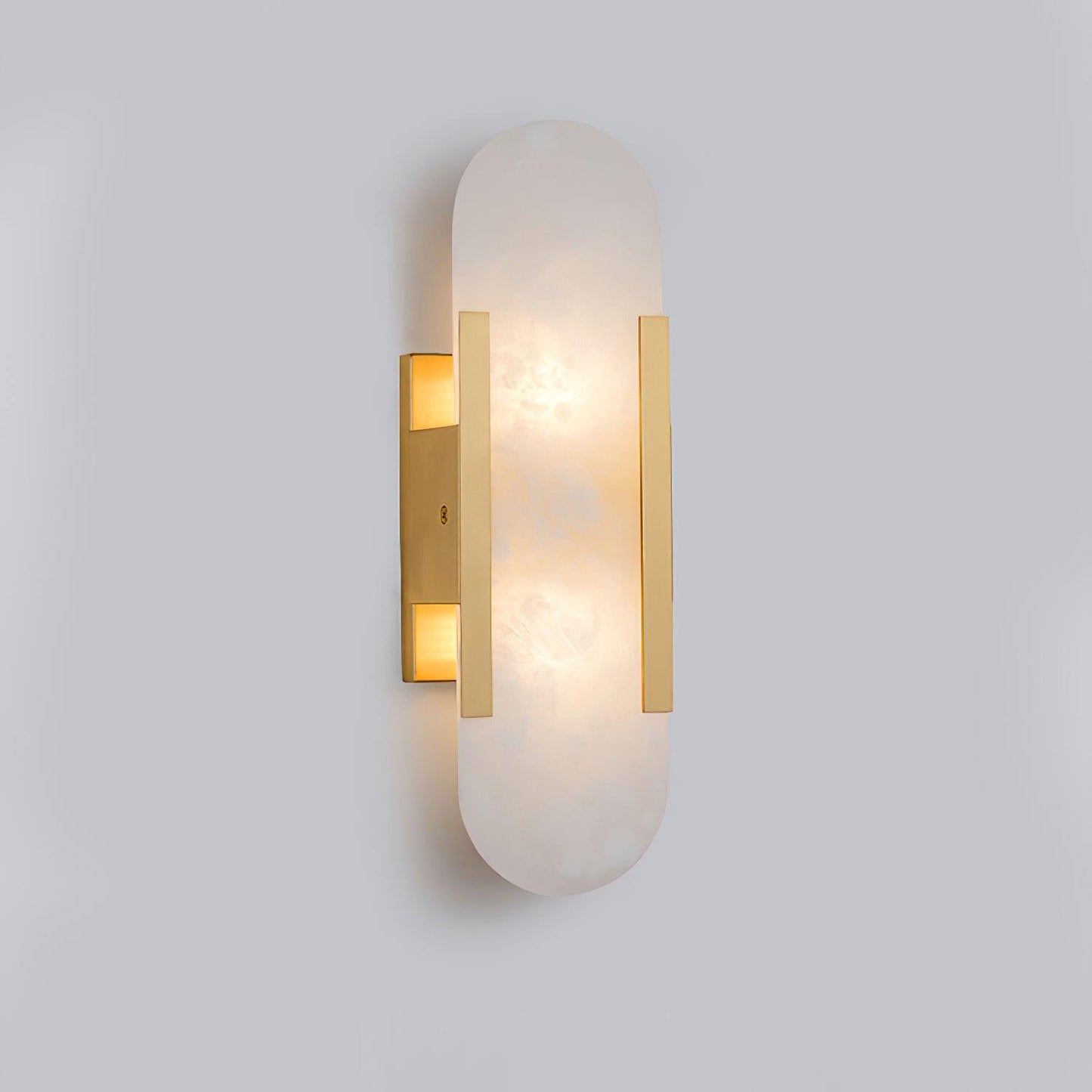 Elongated Alabaster Wall Lamp