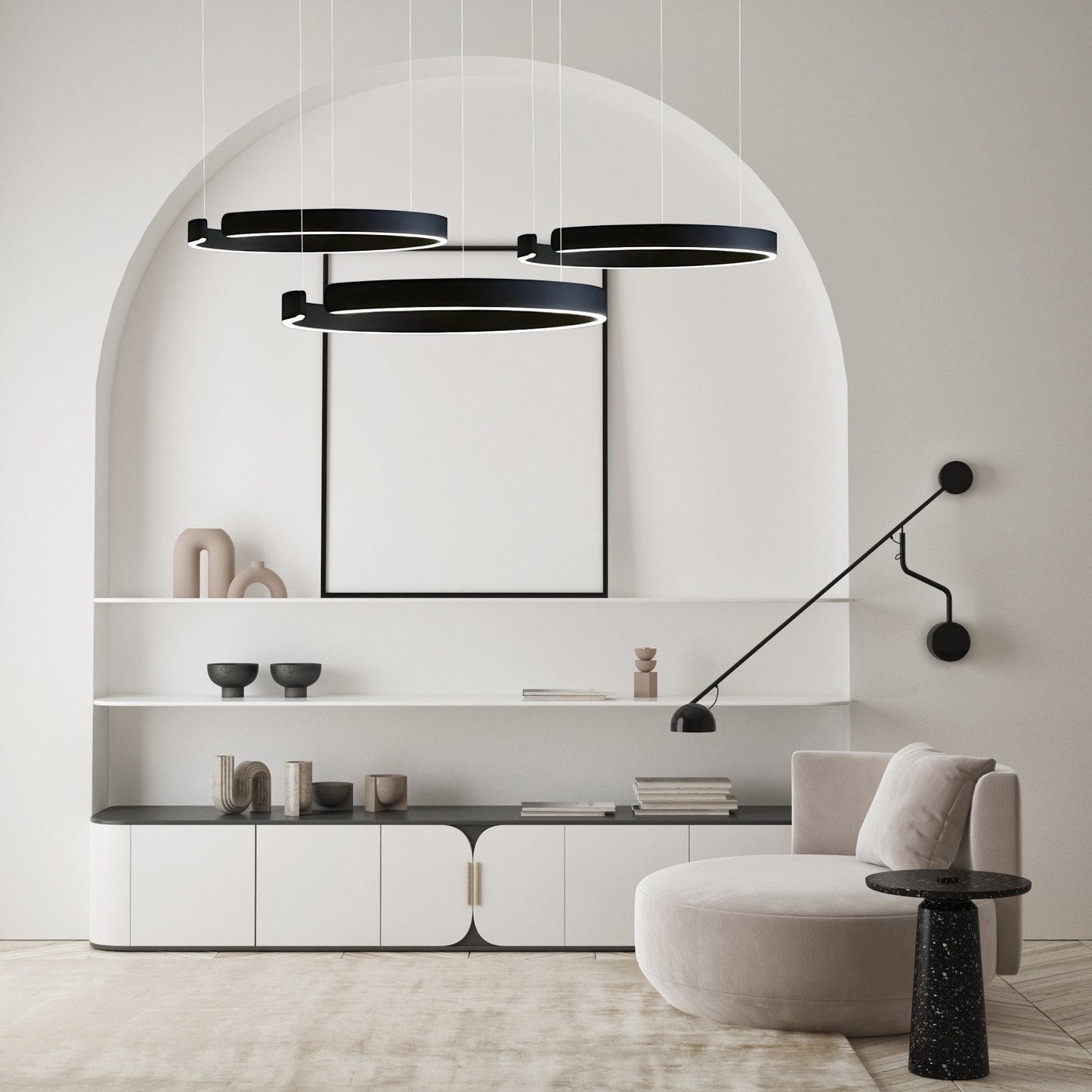 Modern Linear LED Pendant Light