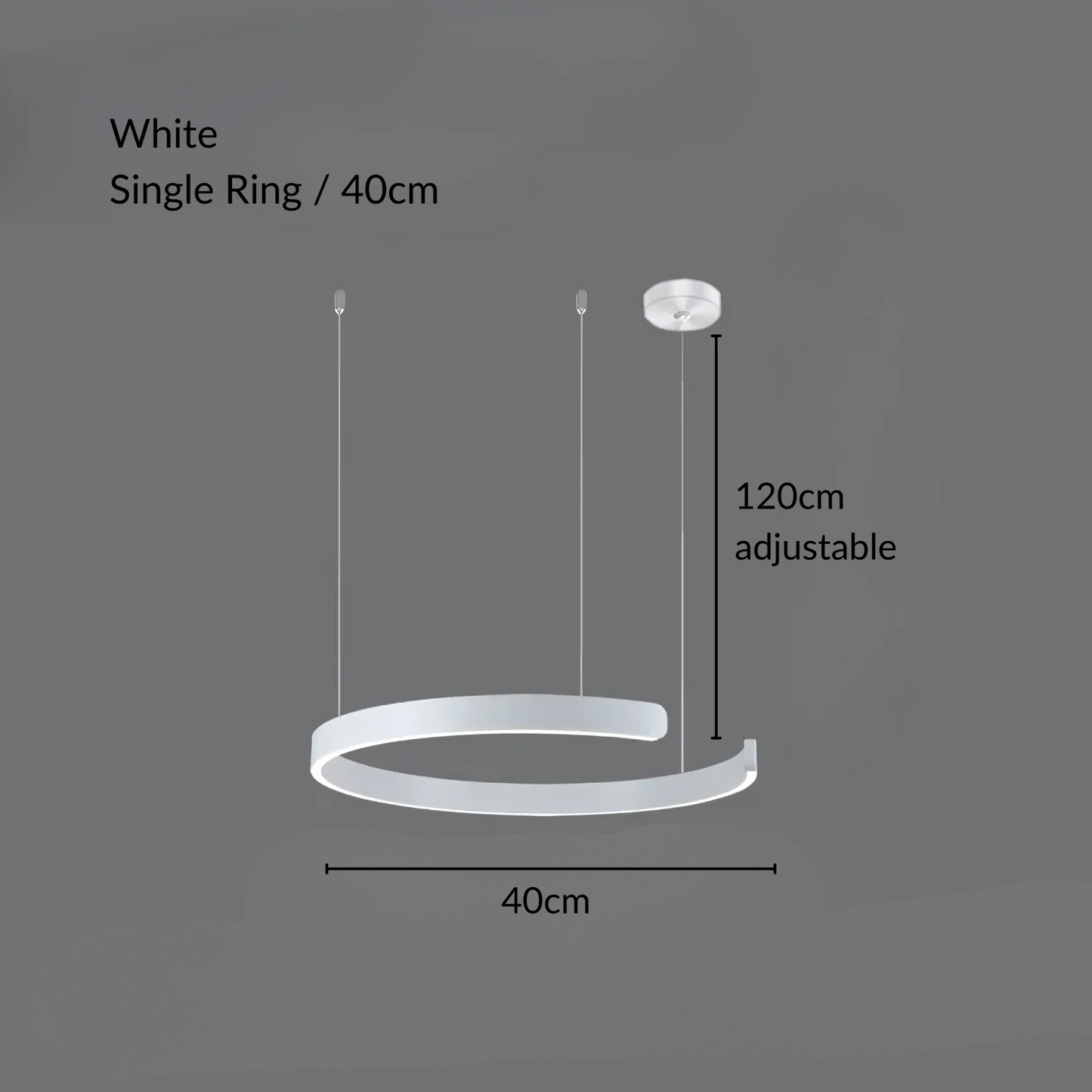 Modern Linear LED Pendant Light