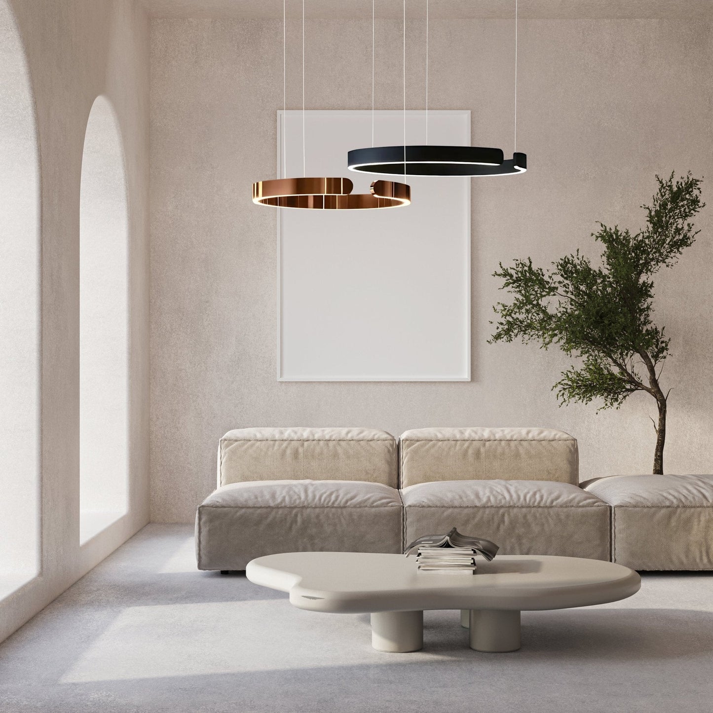 Modern Linear LED Pendant Light
