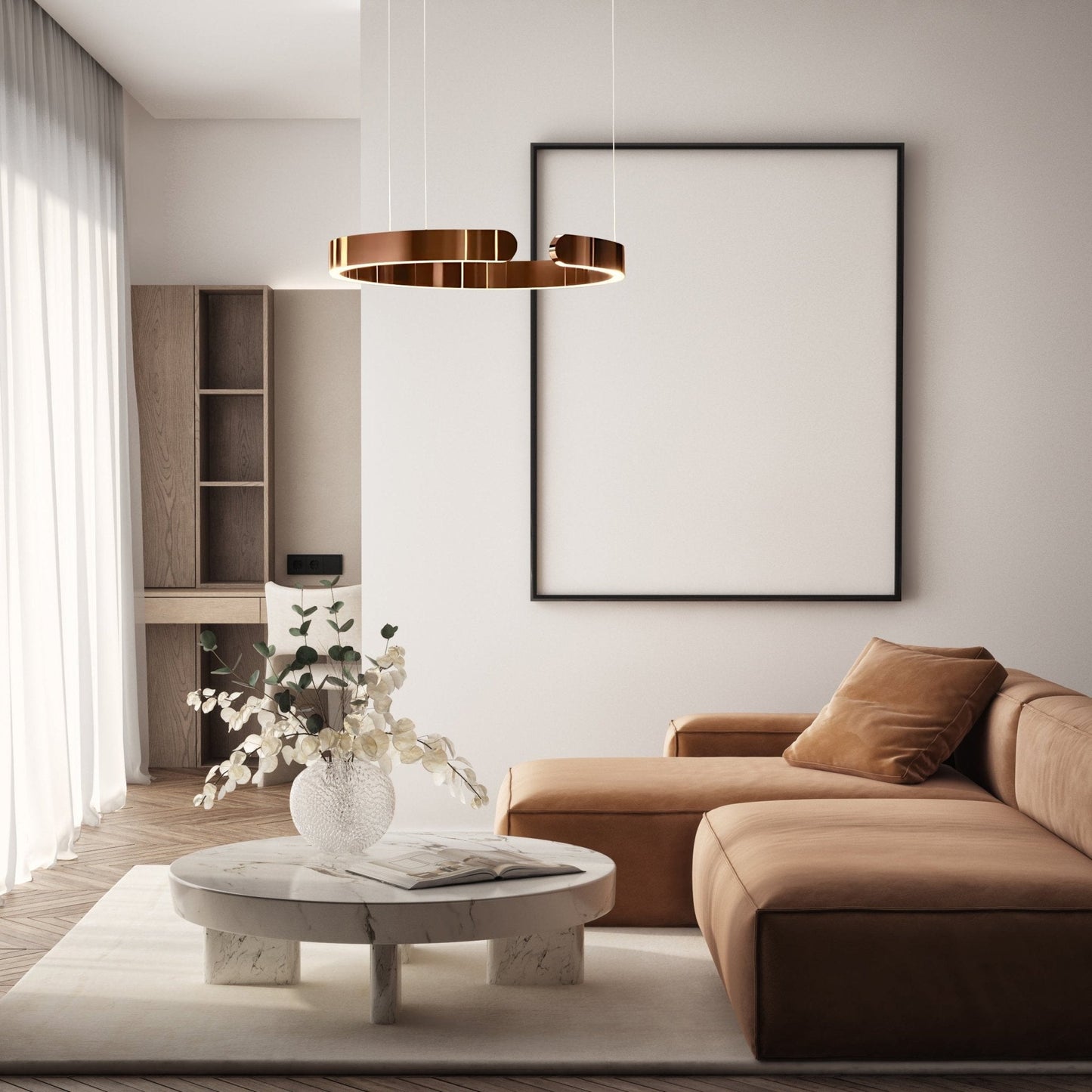 Modern Linear LED Pendant Light
