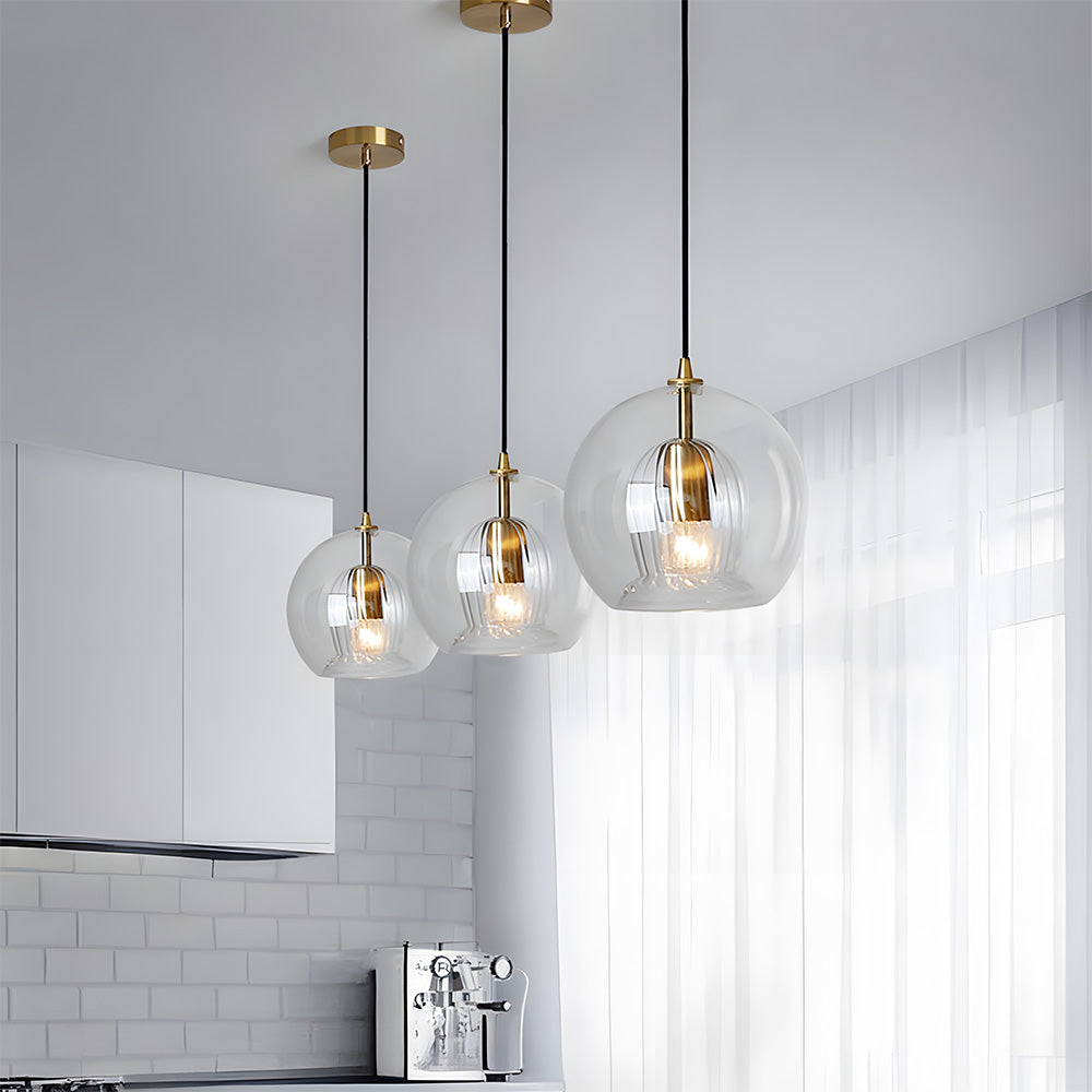 Nordic Modern Spherical Glass Pendant Light