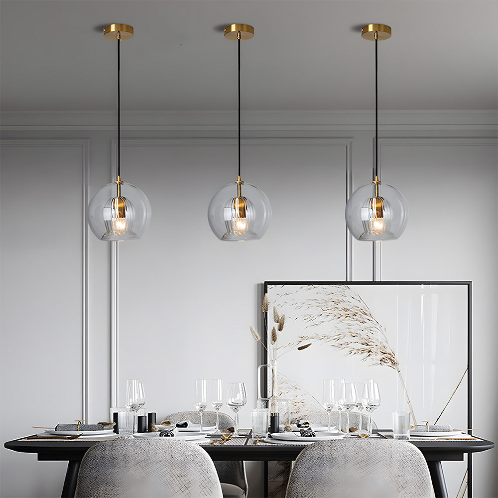 Nordic Modern Spherical Glass Pendant Light