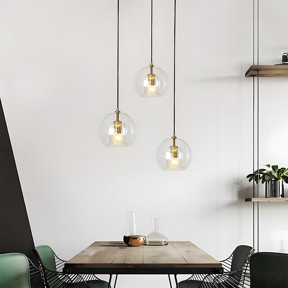 Nordic Modern Spherical Glass Pendant Light