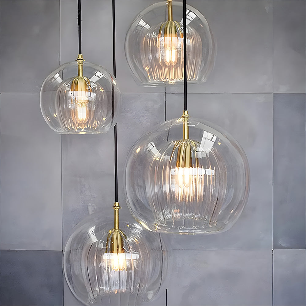 Nordic Modern Spherical Glass Pendant Light