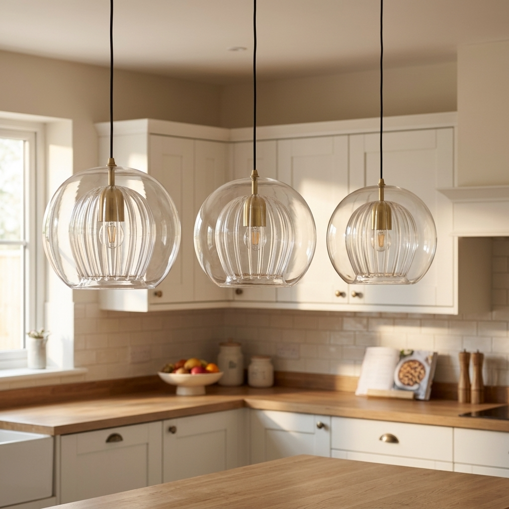 Nordic Modern Spherical Glass Pendant Light