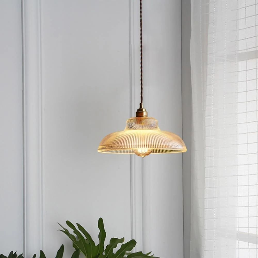 Nordic Retro Glass Pendant Light