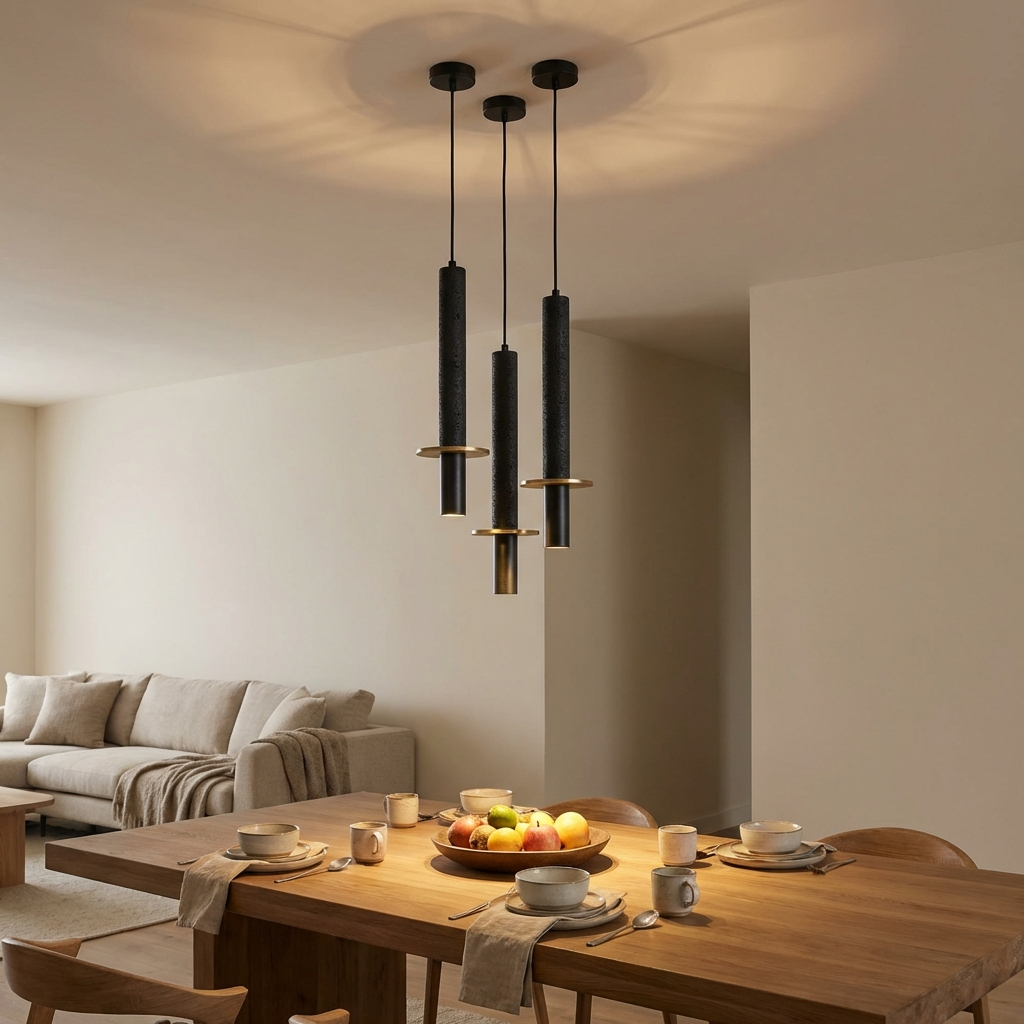Nordic Stone Long Pendant Light