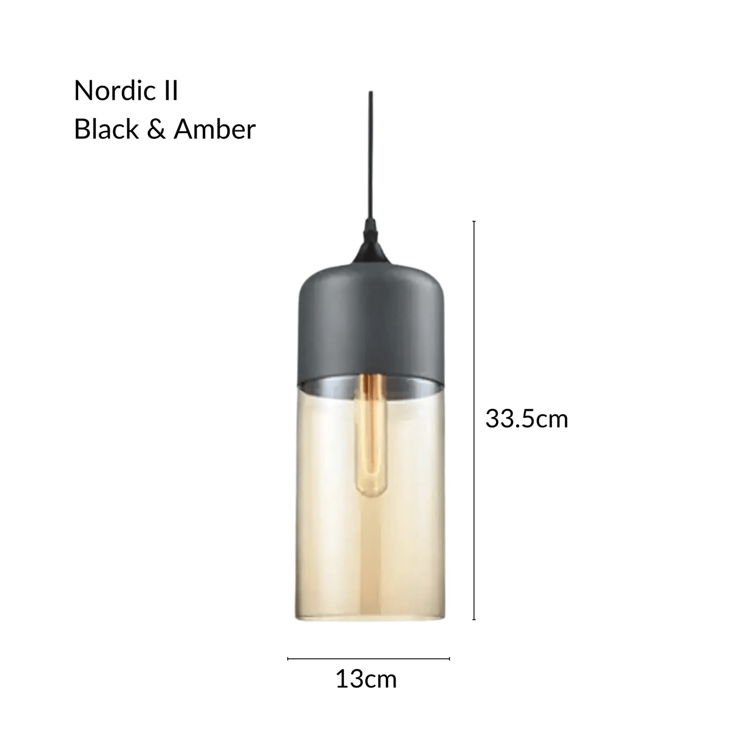 Raw Edge Nordic Glass Pendant Light