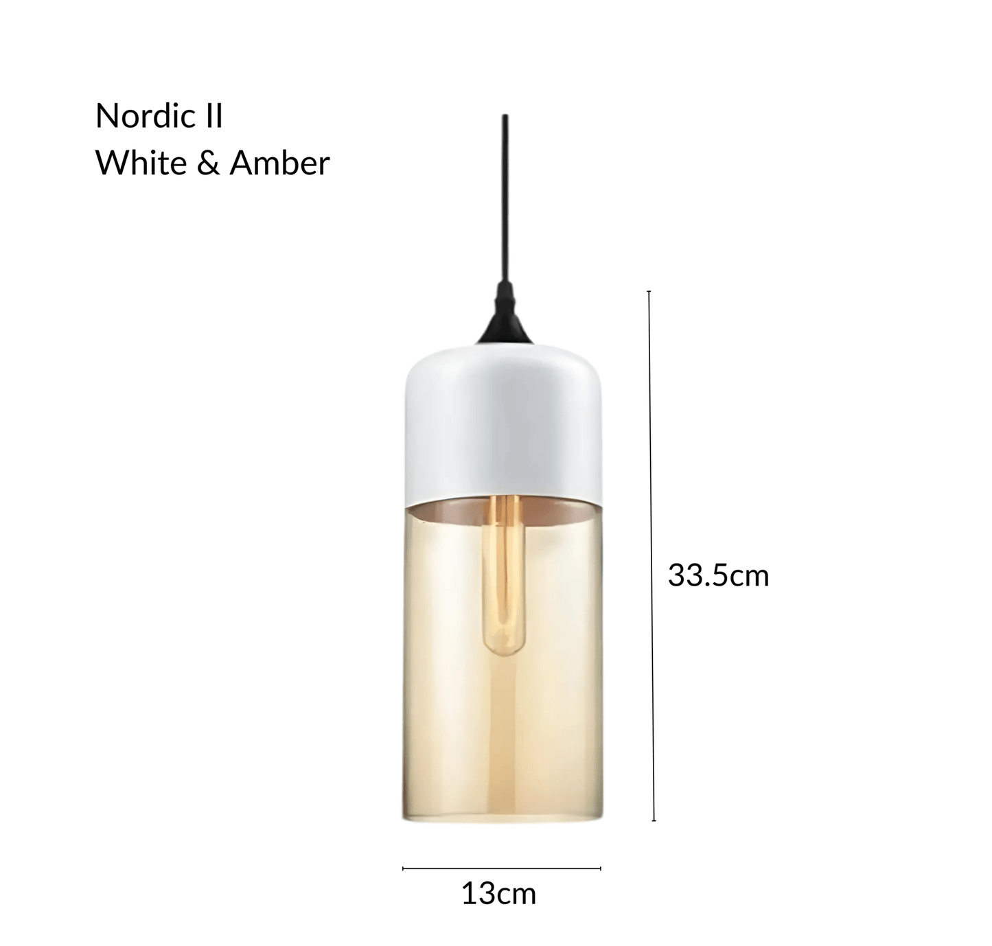 Raw Edge Nordic Glass Pendant Light