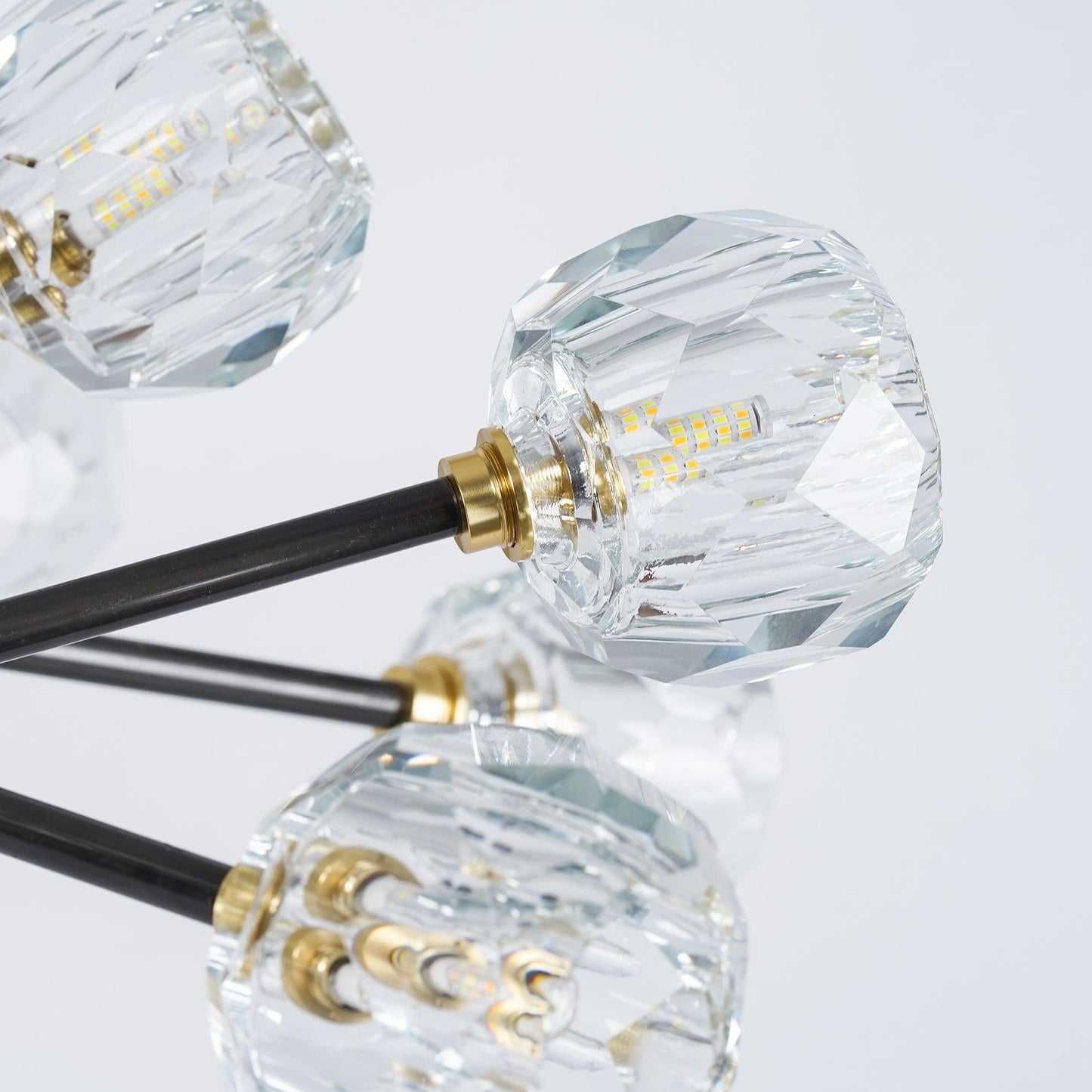 Round Crystal Ball Cluster Chandelier