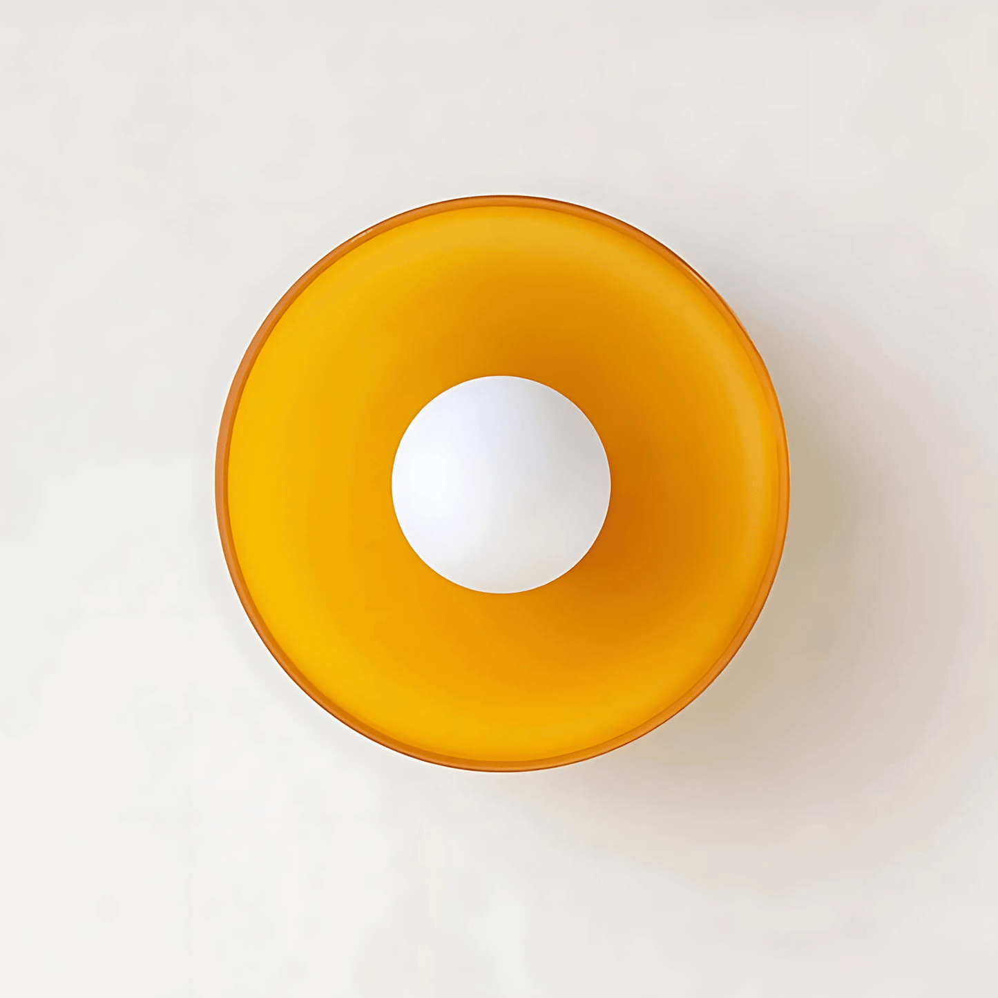 Round Glass Ceiling Or Wall Light