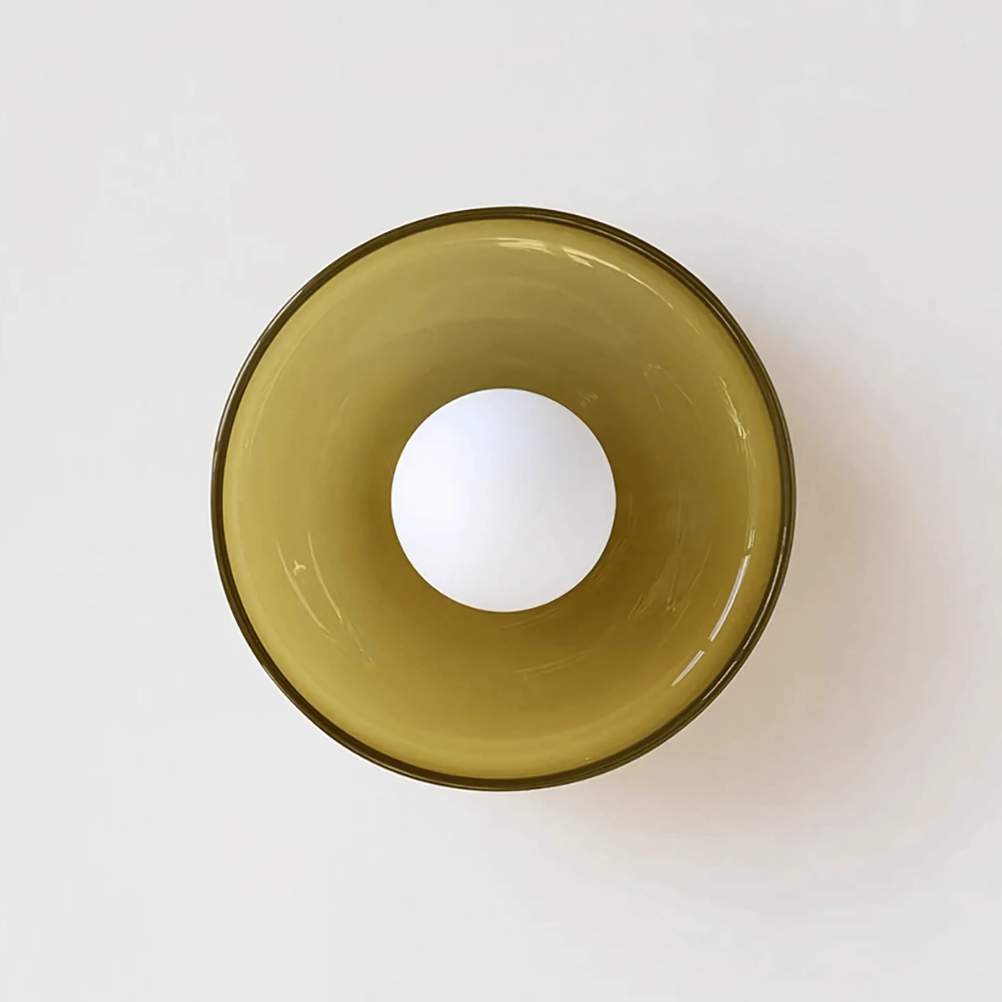 Round Glass Ceiling Or Wall Light