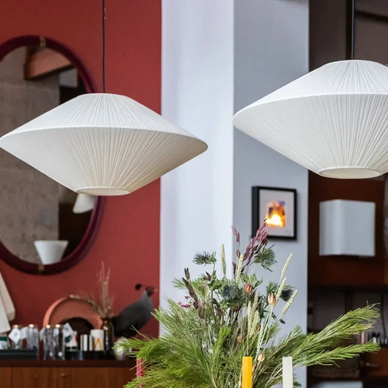 Minimalistic Wabi Sabi Fabric Chandelier
