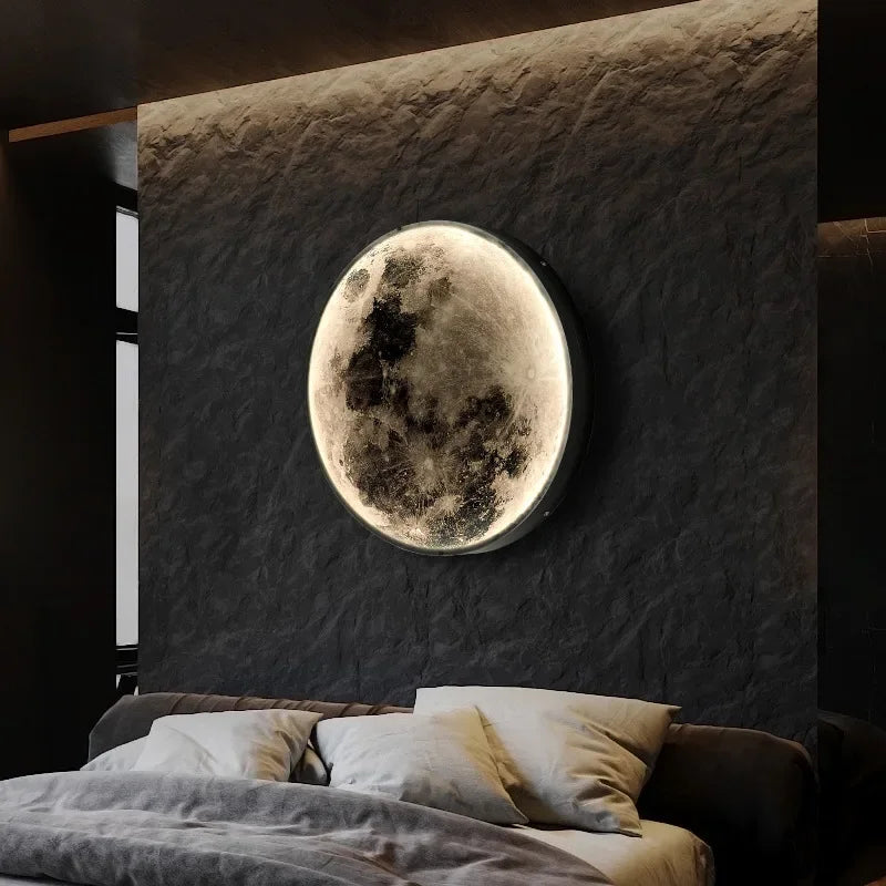 Large Moon Space Wall Lamp