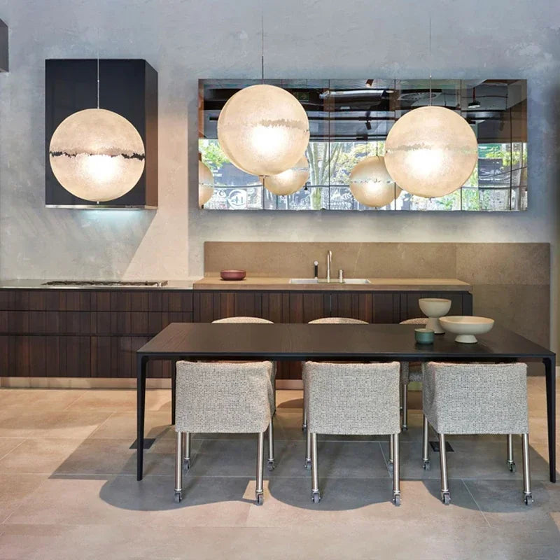 Italian Designer Moon Ceiling Lamp